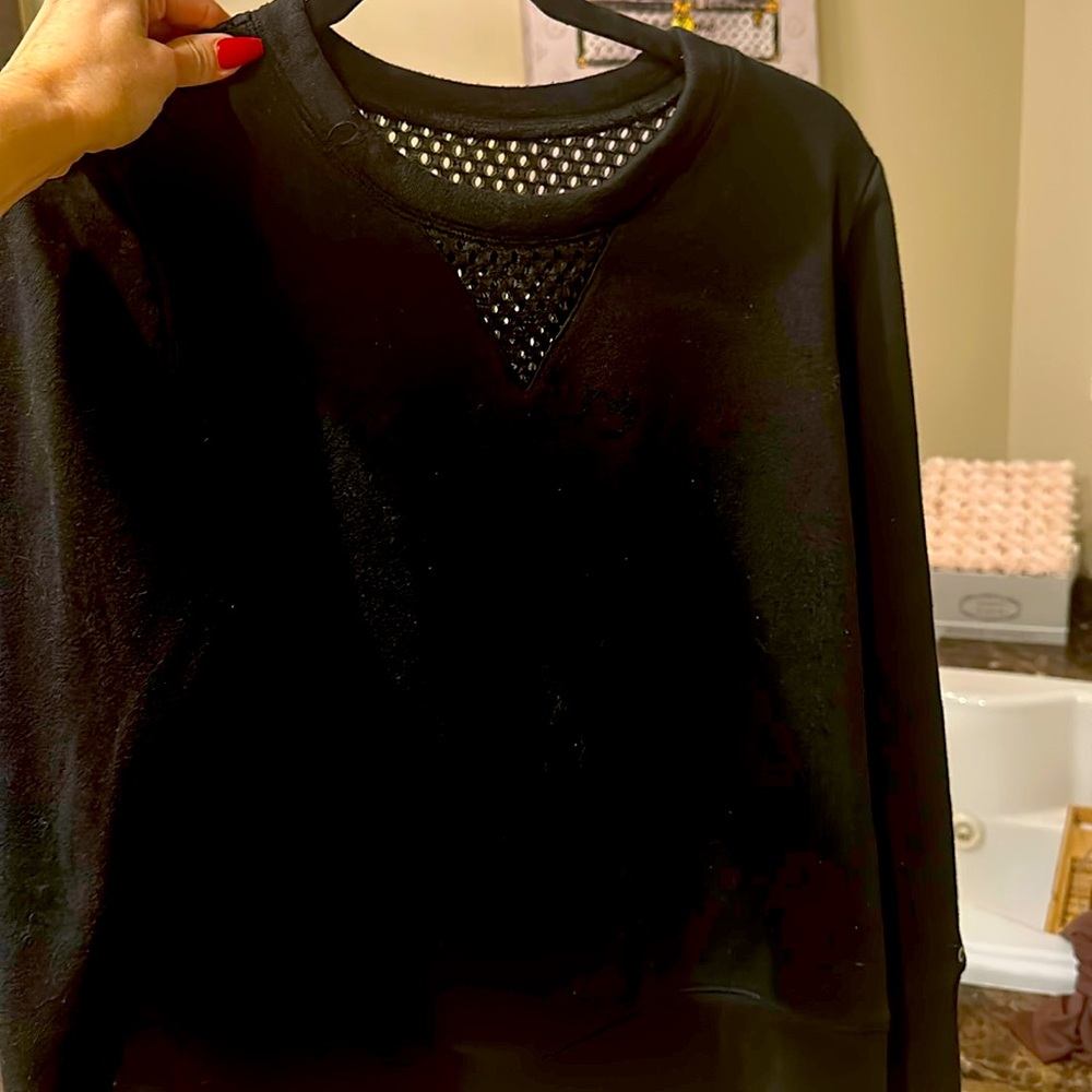 ALO Mesh Back Yoga Sweatshirt